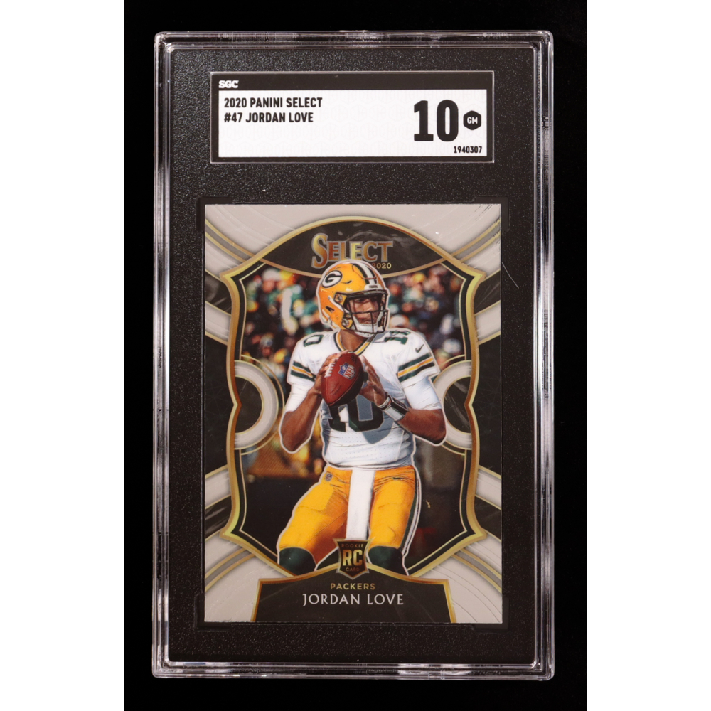 Jordan Love 2020 Panini Select #47 RC (SGC 10) at PristineAuction.com