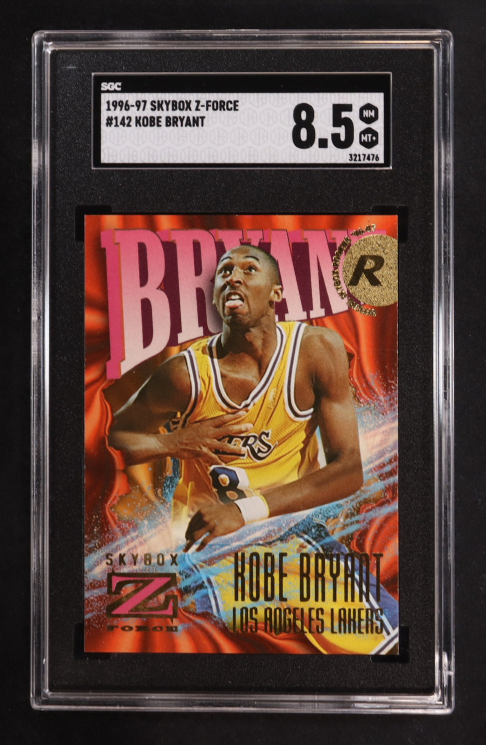 Kobe Bryant 1996-97 Z-Force #142 RC (SGC 8.5) at PristineAuction.com Kobe Bryant 1996-97 Z-Force #142 RC (SGC 8.5) at PristineAuction.com