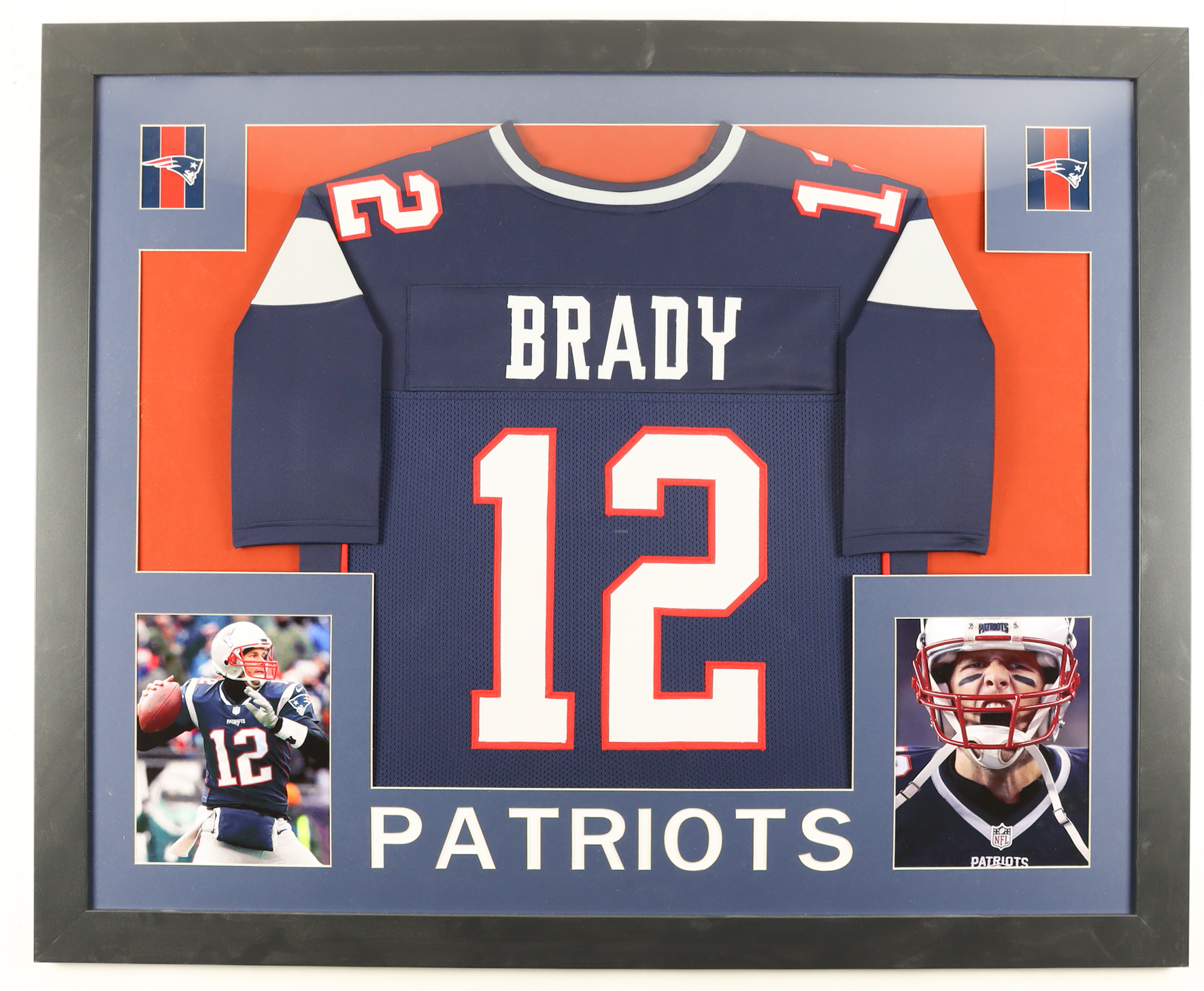 Tom Brady Custom Framed Jersey Display at PristineAuction.com Tom Brady Custom Framed Jersey Display at PristineAuction.com