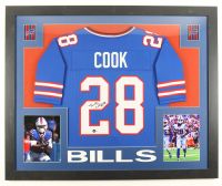 James Cook Signed Custom Framed Jersey Display (Beckett) at PristineAuction.com