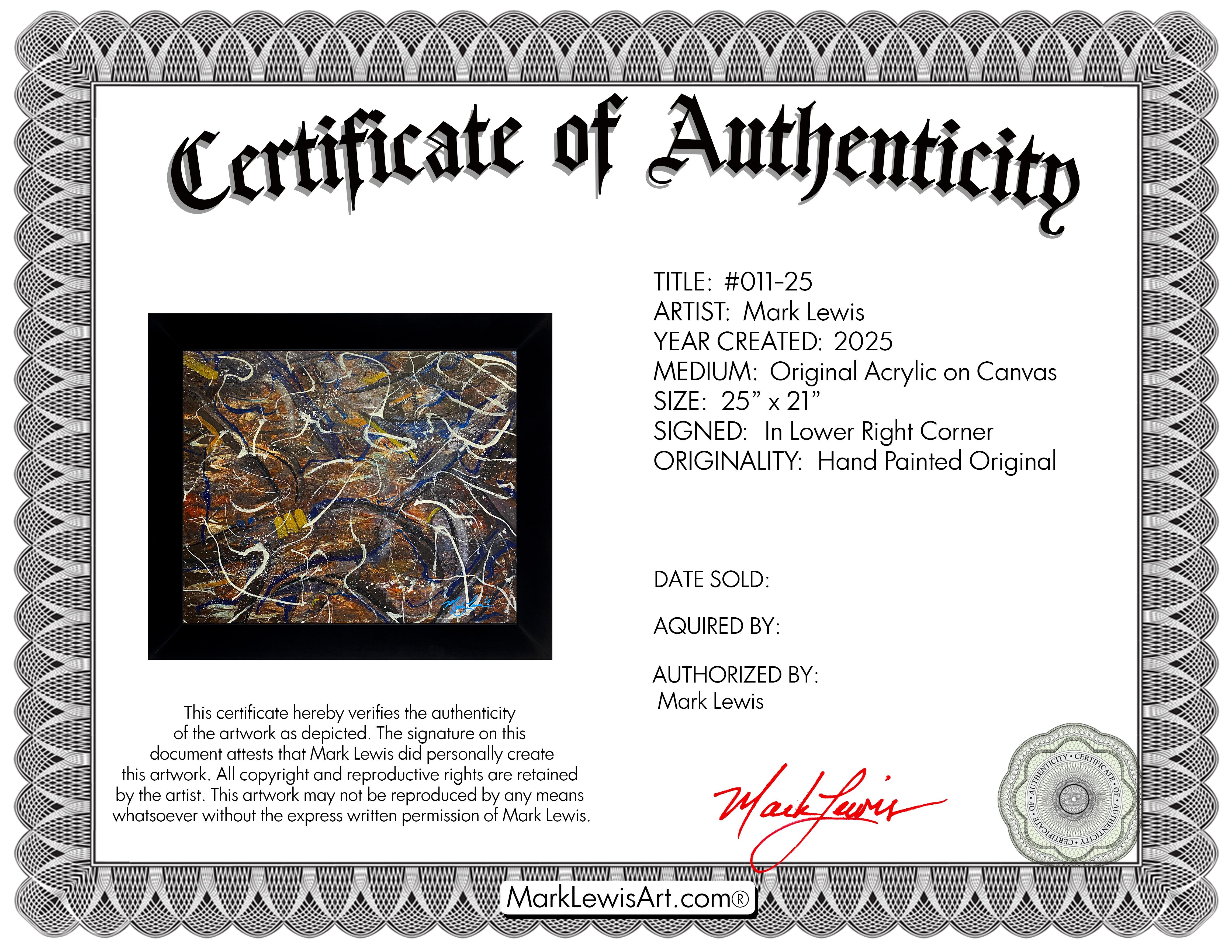 Mark Lewis Original Custom Framed Abstract Painting On Canvas (Lewis) at PristineAuction.com Mark Lewis Original Custom Framed Abstract Painting On Canvas (Lewis) at PristineAuction.com