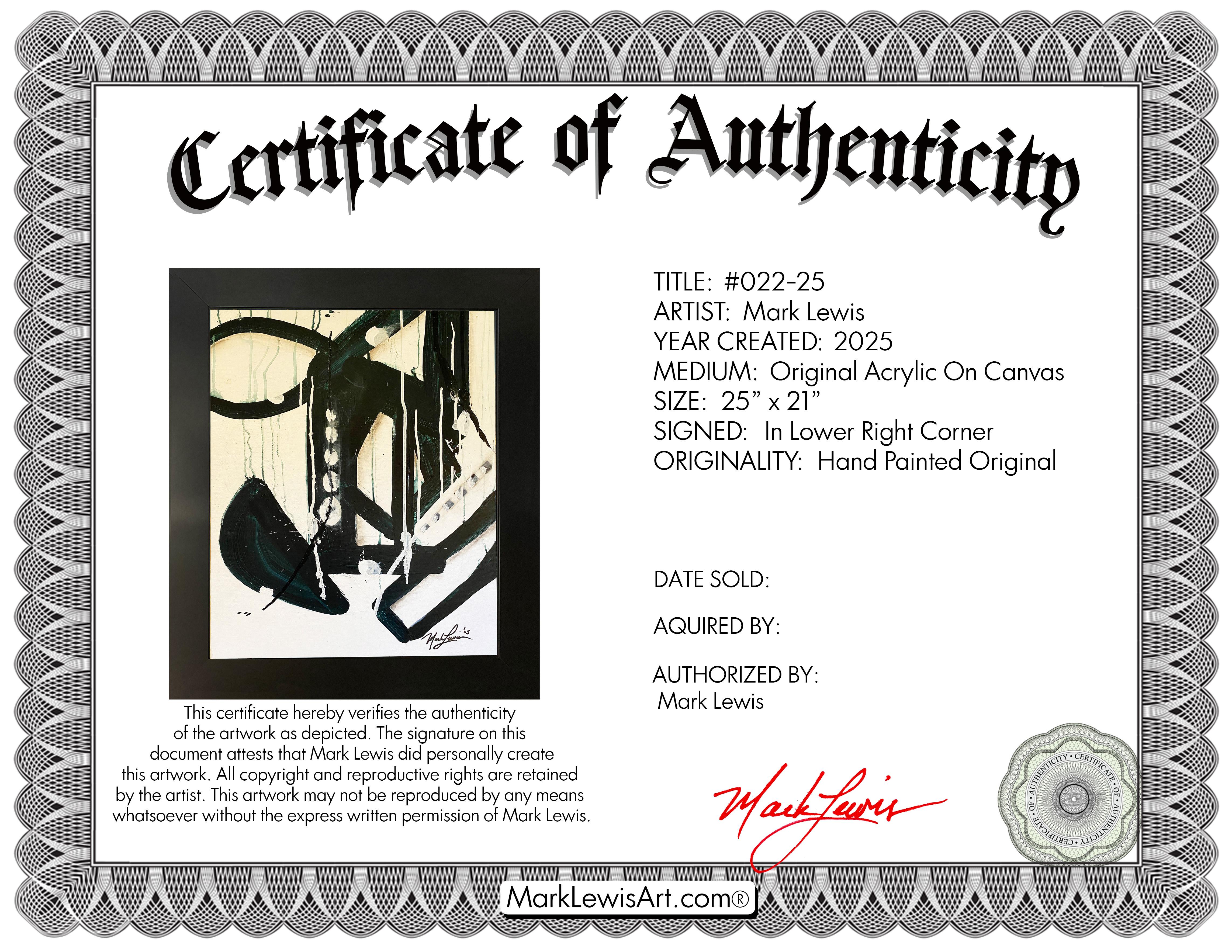 Mark Lewis Original Custom Framed Abstract Painting On Canvas (Lewis) at PristineAuction.com Mark Lewis Original Custom Framed Abstract Painting On Canvas (Lewis) at PristineAuction.com