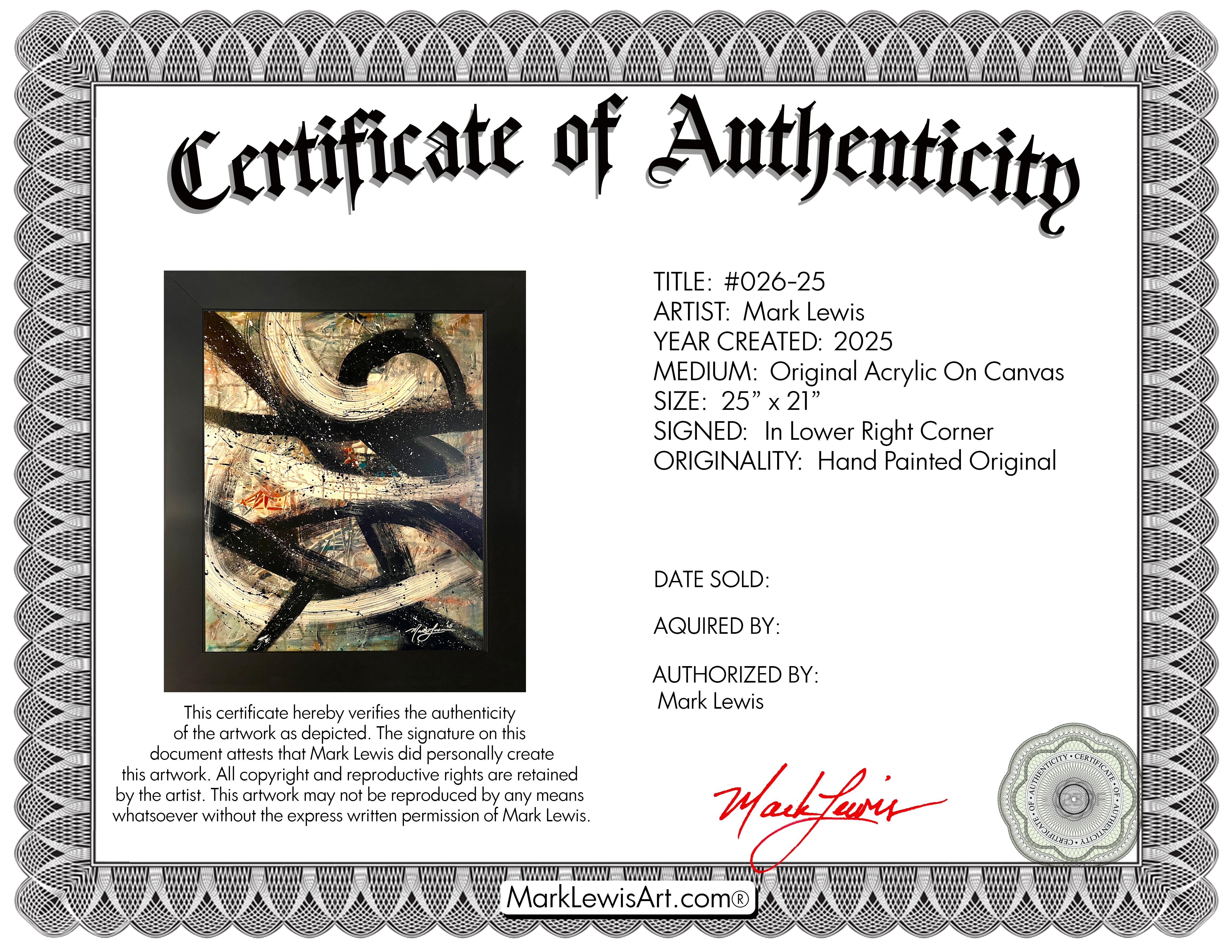 Mark Lewis Original Custom Framed Abstract Painting On Canvas (Lewis) at PristineAuction.com Mark Lewis Original Custom Framed Abstract Painting On Canvas (Lewis) at PristineAuction.com