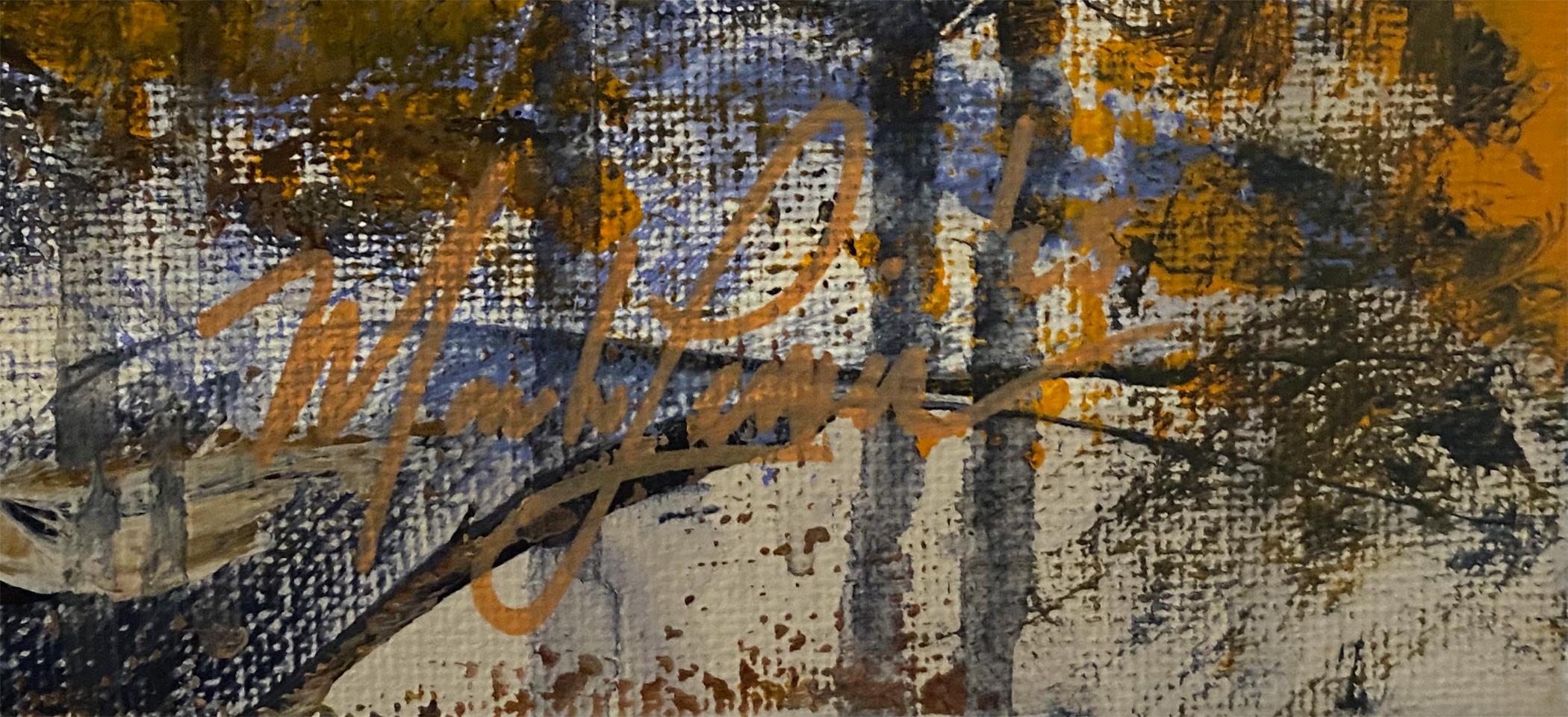 Mark Lewis Original Custom Framed Abstract Painting On Canvas (Lewis) at PristineAuction.com Mark Lewis Original Custom Framed Abstract Painting On Canvas (Lewis) at PristineAuction.com