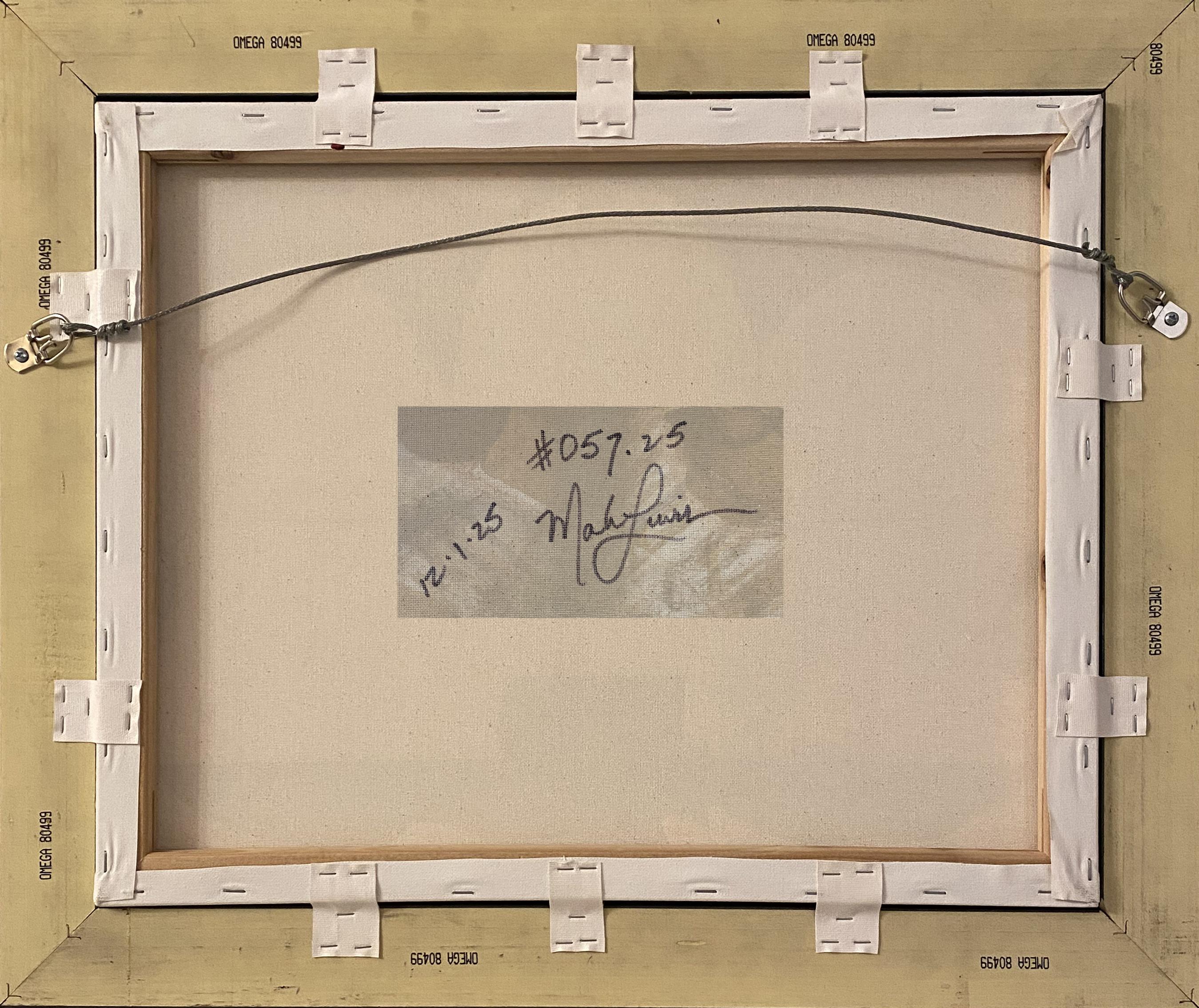 Mark Lewis Original Custom Framed Abstract Painting On Canvas (Lewis) at PristineAuction.com Mark Lewis Original Custom Framed Abstract Painting On Canvas (Lewis) at PristineAuction.com