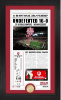 Indiana Hoosiers LE 2025-26 "National Champions Front Page" Custom Framed Photo with Bronze Coin at PristineAuction.com