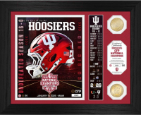 Indiana Hoosiers LE "2025-26 National Champions" LE Commemorative Photo with (2) Bronze Coins at PristineAuction.com