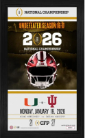 Indiana Hoosiers LE 2025-26 National Champions Game Day Custom Framed Photo at PristineAuction.com