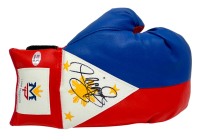 Manny Pacquiao Signed "Flag of the Philippines" Cleto Reyes Boxing Glove (PSA) at PristineAuction.com