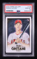Shohei Ohtani 2018 Topps Gallery #116 RC (PSA 10) at PristineAuction.com