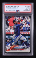Ronald Acuna Jr. Signed 2018 Topps Update #US250 RC (PSA 9 | Auto Grade PSA 10) at PristineAuction.com