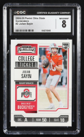 Julian Sayin 2024-25 The Ohio State University Panini College Contenders #2 RC (CGC 8) at PristineAuction.com
