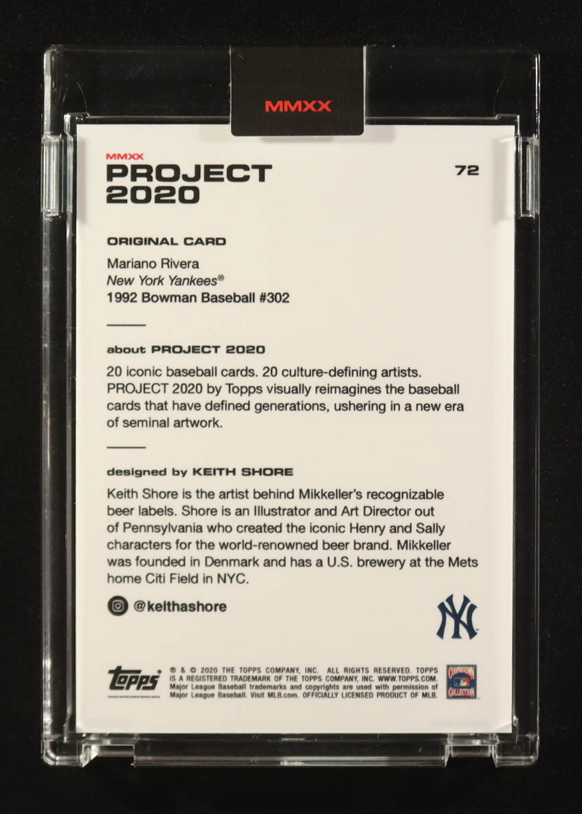 Mariano Rivera 2020 Topps Project 2020 #72 at PristineAuction.com Mariano Rivera 2020 Topps Project 2020 #72 at PristineAuction.com