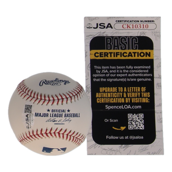 Ferguson "Fergie" Jenkins Signed OML Baseball Inscribed "HOF 91" (JSA) at PristineAuction.com Ferguson "Fergie" Jenkins Signed OML Baseball Inscribed "HOF 91" (JSA) at PristineAuction.com