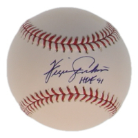 Ferguson "Fergie" Jenkins Signed OML Baseball Inscribed "HOF 91" (JSA) at PristineAuction.com
