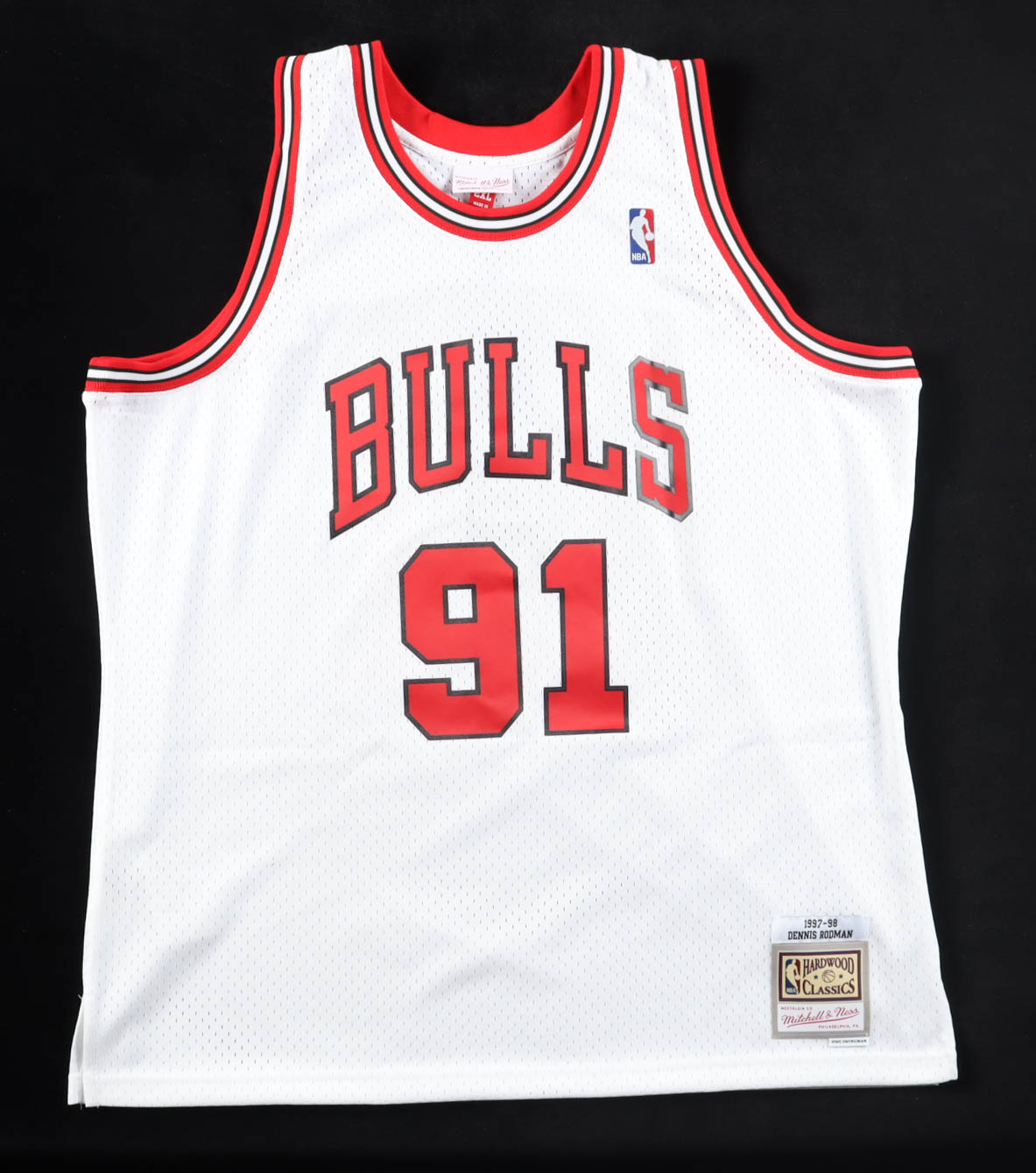 Dennis Rodman Signed Bulls Mitchell & Ness Authentic Jersey (Fanatics) at PristineAuction.com Dennis Rodman Signed Bulls Mitchell & Ness Authentic Jersey (Fanatics) at PristineAuction.com
