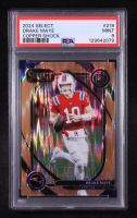Drake Maye 2024 Select Prizm Copper Shock #218 #121/299 RC (PSA 9) at PristineAuction.com