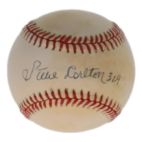 Steve Carlton Signed ONL Baseball Inscribed "329" (JSA) at PristineAuction.com