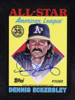 Dennis Eckersley 2023 Topps '88 Topps All Star Autographs Black #88ASADE #30/50 at PristineAuction.com