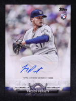 Freddy Peralta 2018 Topps Salute Autographs #SAFP UPD RC at PristineAuction.com
