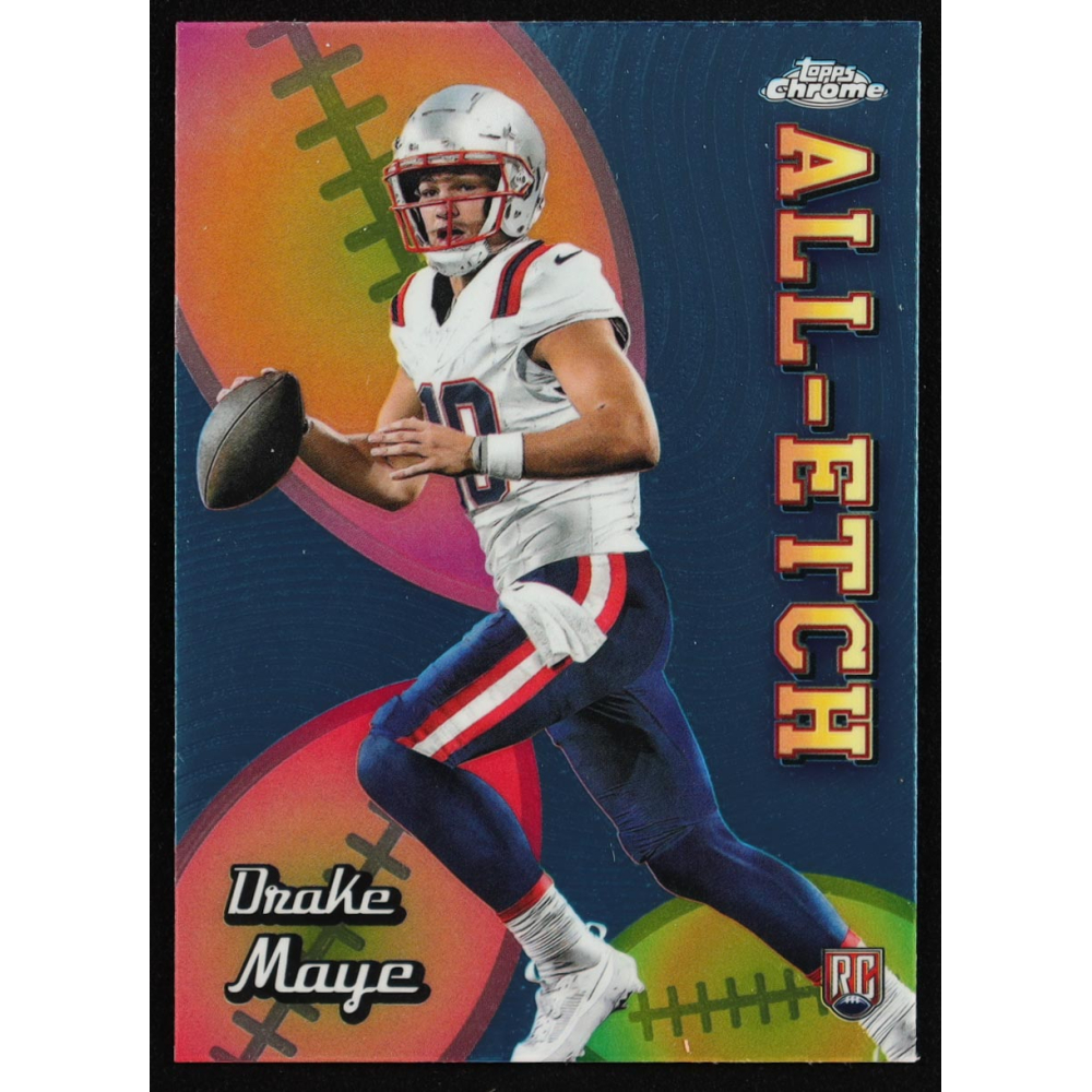 Drake Maye 2024 Topps Chrome All Etch #CAEDM RC at PristineAuction.com