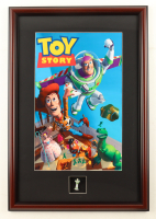 1995 Disney's "Toy Story" Custom Framed Print Display with Vintage Figurine at PristineAuction.com