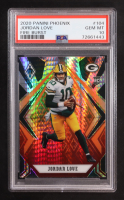 Jordan Love 2020 Panini Phoenix Fire Burst #104 RC (PSA 10) at PristineAuction.com