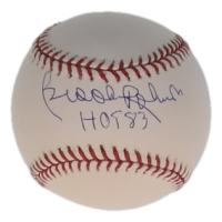 Brooks Robinson Signed OML Baseball Inscribed "HOF 83" (JSA & Online Authentics) at PristineAuction.com