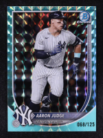 Aaron Judge 2025 Bowman Chrome Aqua Geometric Refractors #99 #068/125 at PristineAuction.com