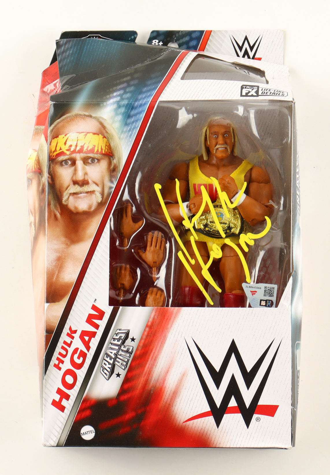 Hulk Hogan Signed WWE Greatest Hits Collection Action Figure (Fanatics) at PristineAuction.com Hulk Hogan Signed WWE Greatest Hits Collection Action Figure (Fanatics) at PristineAuction.com