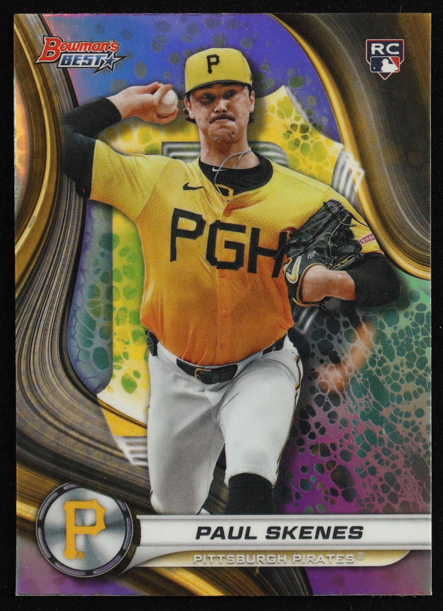Paul Skenes 2024 Bowman's Best Refractors #53 RC at PristineAuction.com Paul Skenes 2024 Bowman's Best Refractors #53 RC at PristineAuction.com