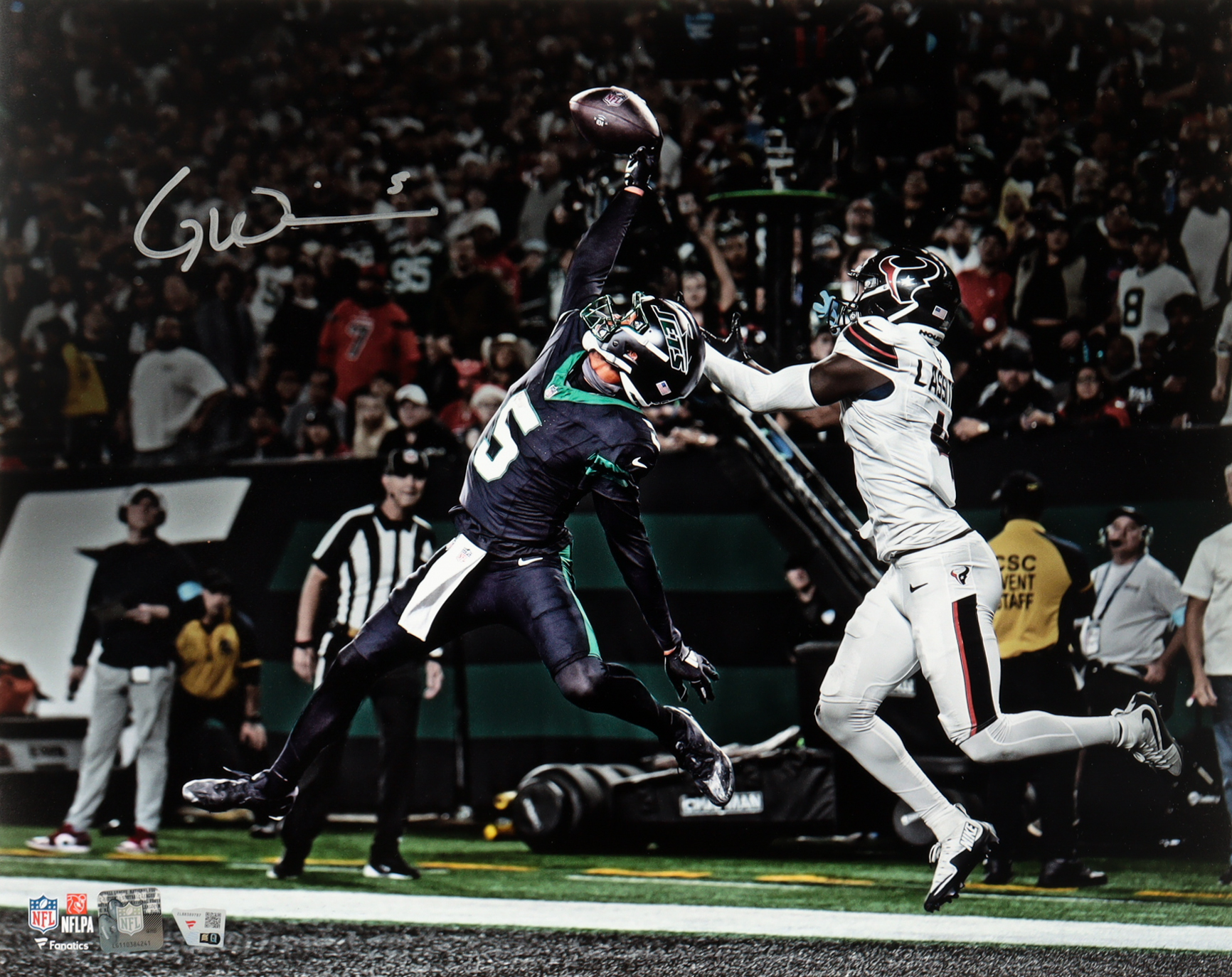Garrett Wilson Signed Jets 16x20 Photo (Fanatics) at PristineAuction.com Garrett Wilson Signed Jets 16x20 Photo (Fanatics) at PristineAuction.com