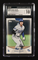 Shohei Ohtani 2024 Topps 50/50 #64 (CGC 10) at PristineAuction.com
