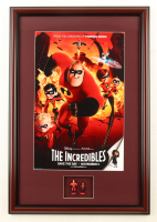 2004 Disney's "The Incredibles" Custom Framed Print Display with Set of (2) Figurines at PristineAuction.com