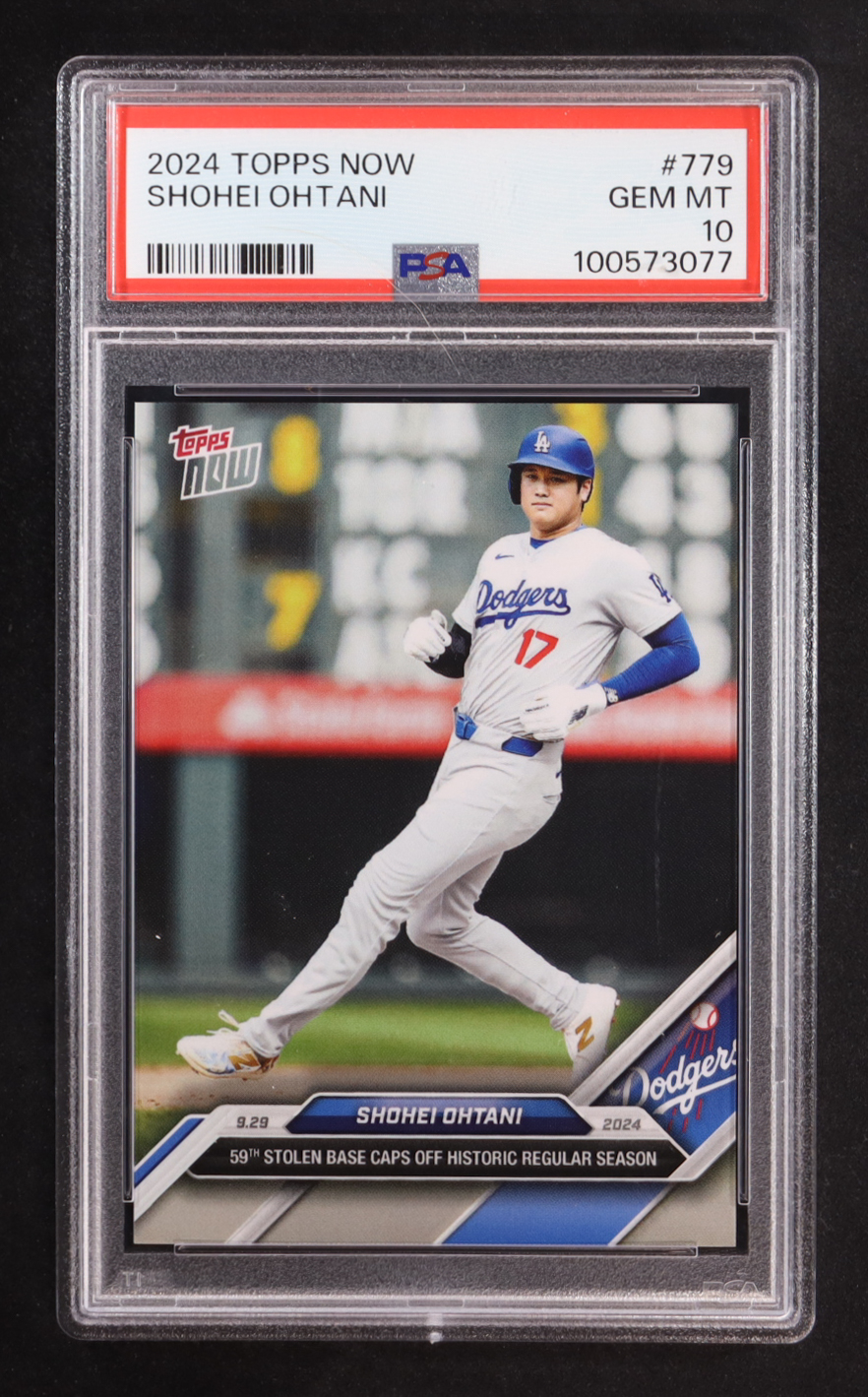 Shohei Ohtani 2024 Topps Now #779 (PSA 10) at PristineAuction.com Shohei Ohtani 2024 Topps Now #779 (PSA 10) at PristineAuction.com