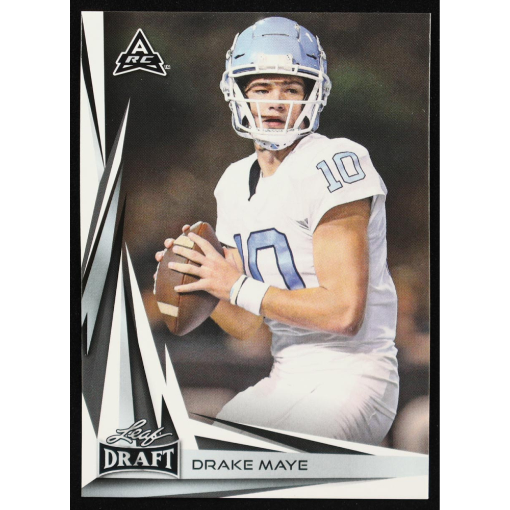Drake Maye 2023 Leaf Draft #B24 RC at PristineAuction.com