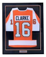 Bob Clarke Signed Custom Framed Jersey Display (JSA) at PristineAuction.com