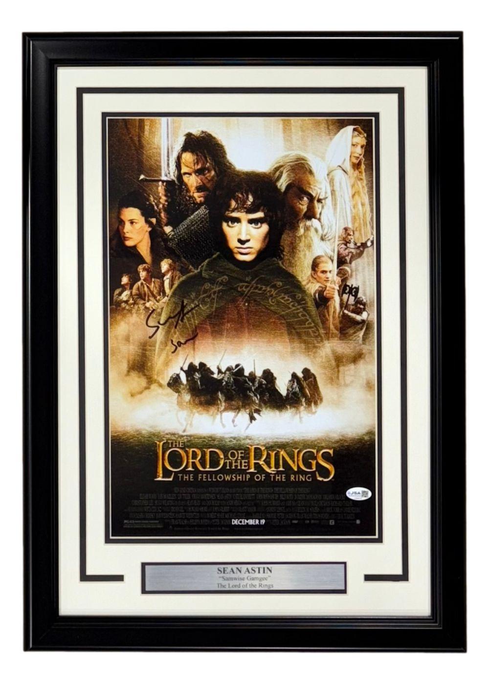 Sean Astin Signed "The Lord Of The Rings: Fellowship Of The Ring" Custom Framed Photo (JSA) at PristineAuction.com Sean Astin Signed "The Lord Of The Rings: Fellowship Of The Ring" Custom Framed Photo (JSA) at PristineAuction.com