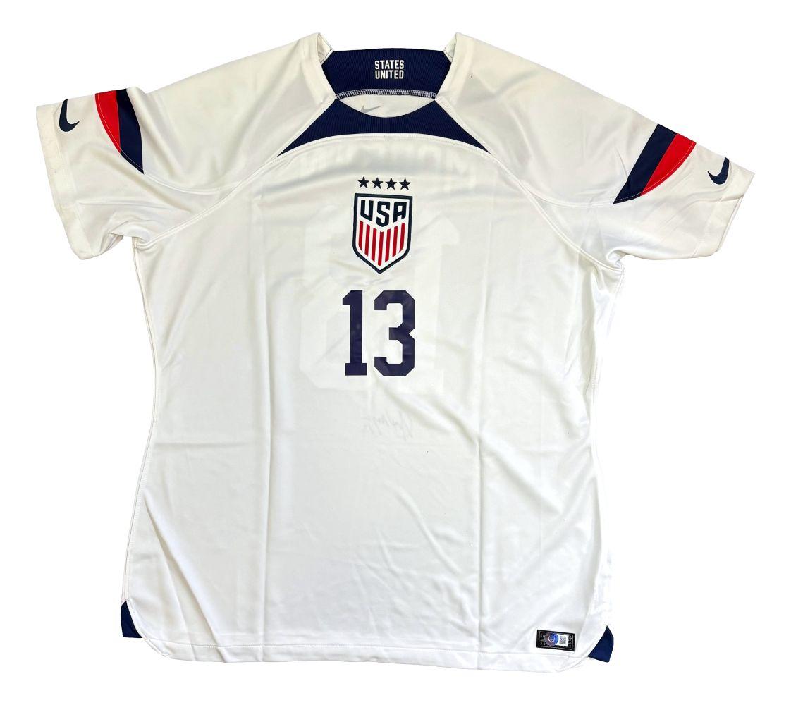 Alex Morgan Signed Team USA Nike Authentic Jersey (Beckett) at PristineAuction.com Alex Morgan Signed Team USA Nike Authentic Jersey (Beckett) at PristineAuction.com