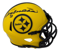 Terry Bradshaw Signed Steelers Rave Alternate Speed Mini Helmet (Beckett) at PristineAuction.com