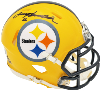 Terry Bradshaw Signed Steelers Alternate Speed Mini Helmet (Beckett) at PristineAuction.com
