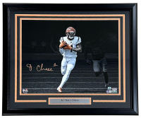 Ja'Marr Chase Signed Bengals Custom Framed Photo (Beckett) at PristineAuction.com