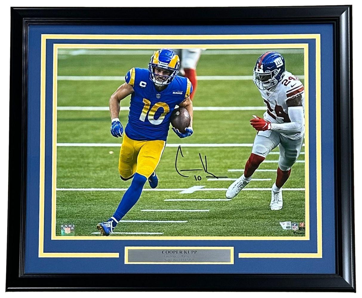 Cooper Kupp Signed Rams Custom Framed Photo (Fanatics) at PristineAuction.com Cooper Kupp Signed Rams Custom Framed Photo (Fanatics) at PristineAuction.com