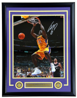 Shaquille O'Neal Signed Lakers Custom Framed Photo (Beckett) at PristineAuction.com