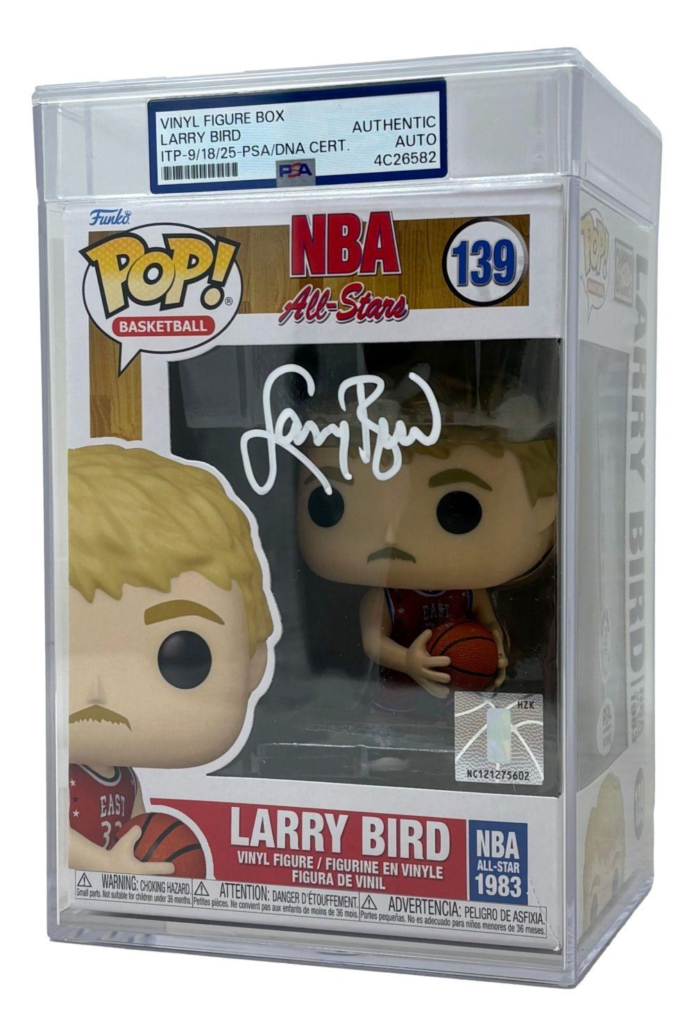 Larry Bird Signed "NBA All-Stars" #139 Funko Pop! Vinyl Figure (PSA) at PristineAuction.com Larry Bird Signed "NBA All-Stars" #139 Funko Pop! Vinyl Figure (PSA) at PristineAuction.com