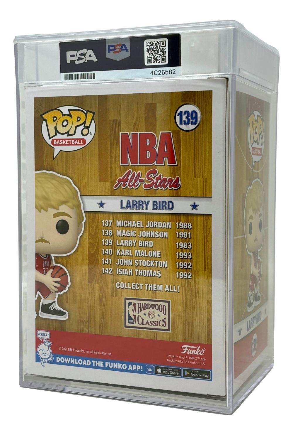 Larry Bird Signed "NBA All-Stars" #139 Funko Pop! Vinyl Figure (PSA) at PristineAuction.com Larry Bird Signed "NBA All-Stars" #139 Funko Pop! Vinyl Figure (PSA) at PristineAuction.com