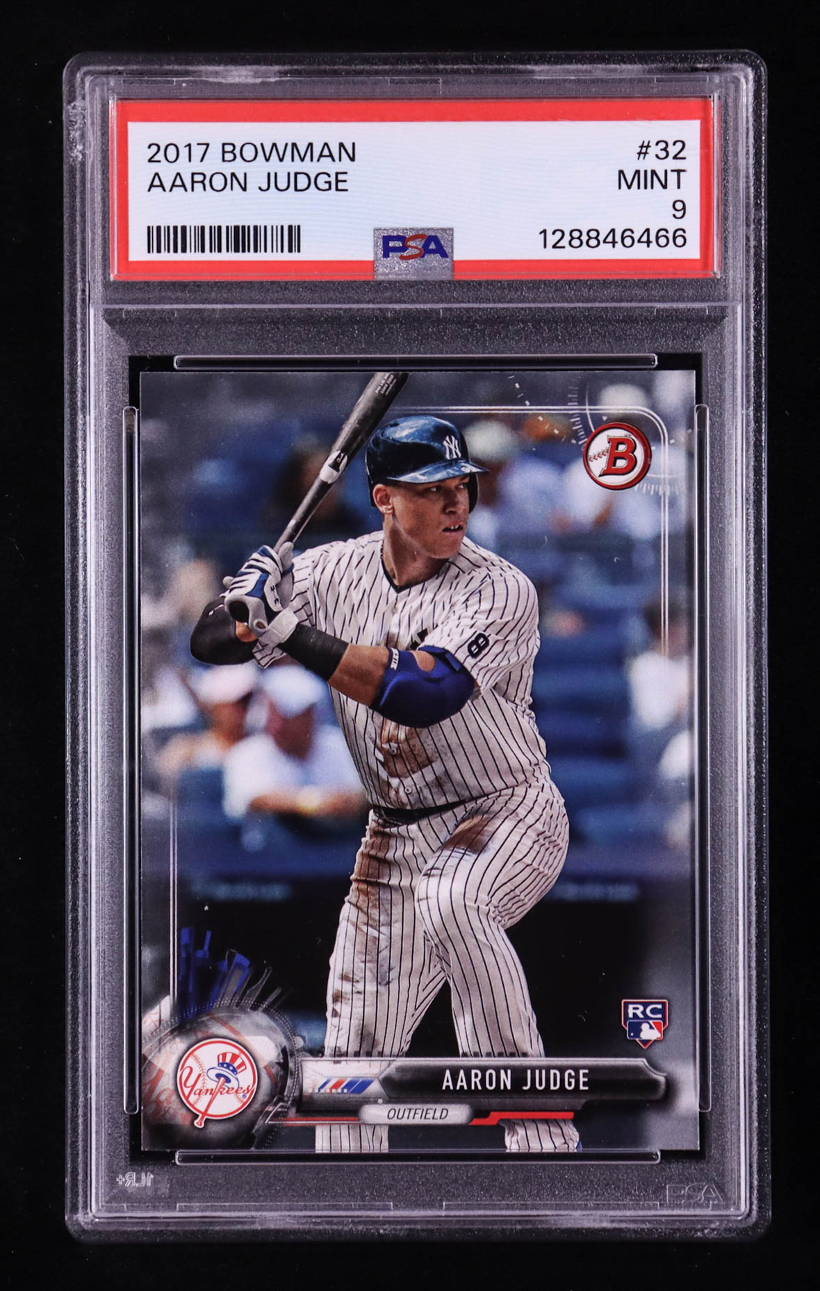 Aaron Judge 2017 Bowman #32 RC (PSA 9) at PristineAuction.com Aaron Judge 2017 Bowman #32 RC (PSA 9) at PristineAuction.com