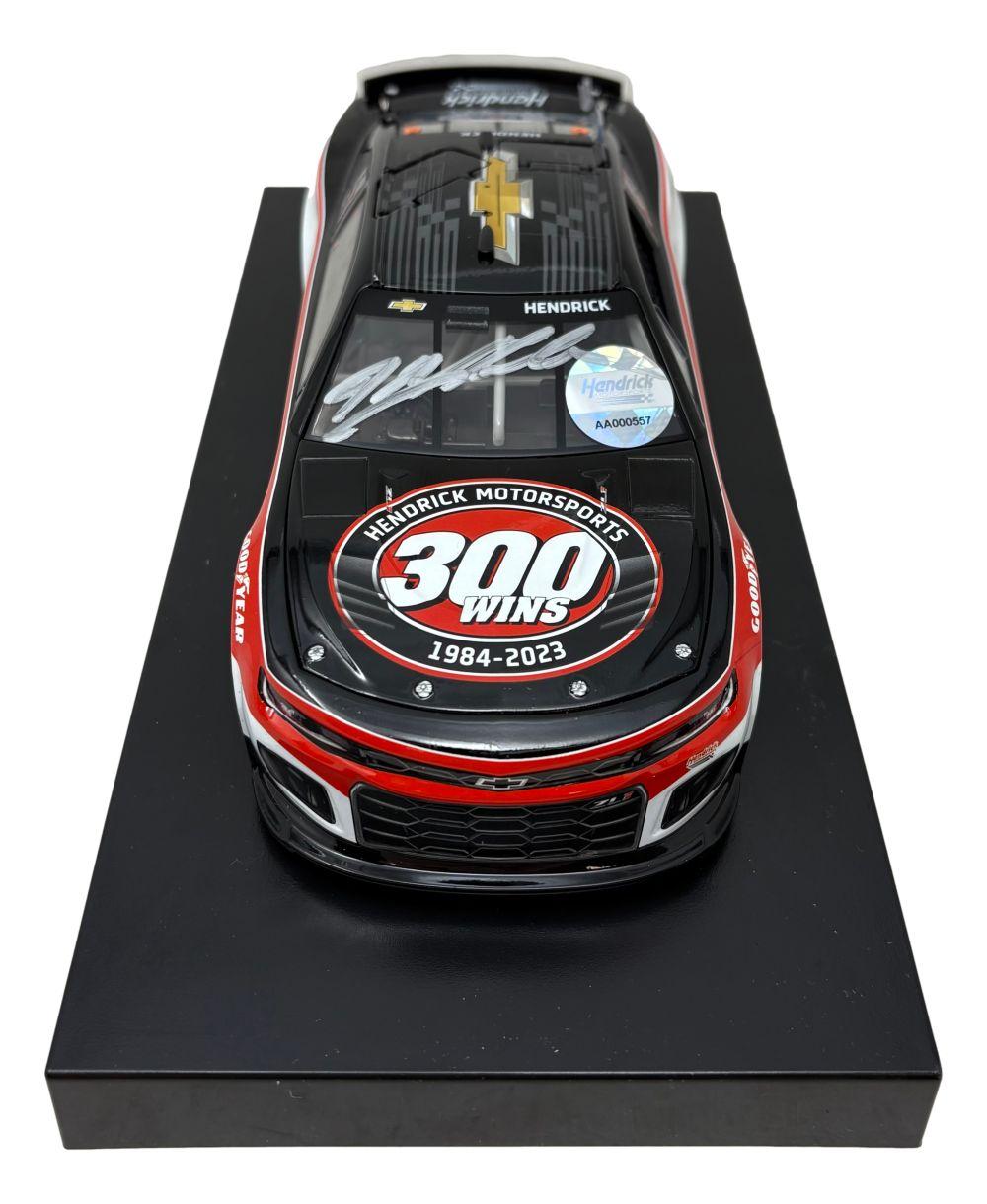 Jeff Gordon Signed NASCAR Hendrick Motorsports 300 Cup Series Wins Color Chrome Finish 2023 Camaro ZL1 1:24 Scale Diecast Car (PSA) at PristineAuction.com Jeff Gordon Signed NASCAR Hendrick Motorsports 300 Cup Series Wins Color Chrome Finish 2023 Camaro ZL1 1:24 Scale Diecast Car (PSA) at PristineAuction.com