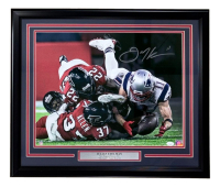 Julian Edelman Signed Patriots Custom Framed Photo (JSA) at PristineAuction.com