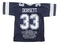 Tiny Dorsett Signed Career Highlight Stat Jersey (JSA) at PristineAuction.com